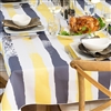 Multi Mod Tablecloth - Steel Grey/Lemon Zest